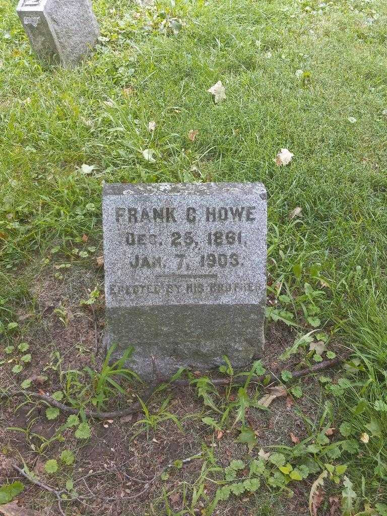 Frank C. Howe's grave. Photo 2