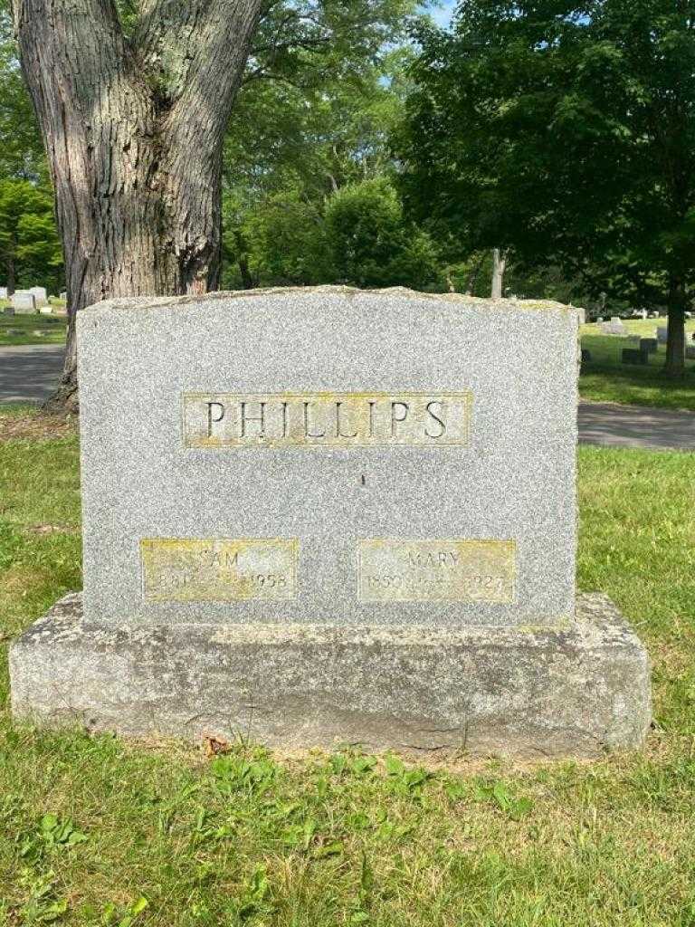 Mary Phillips's grave. Photo 3