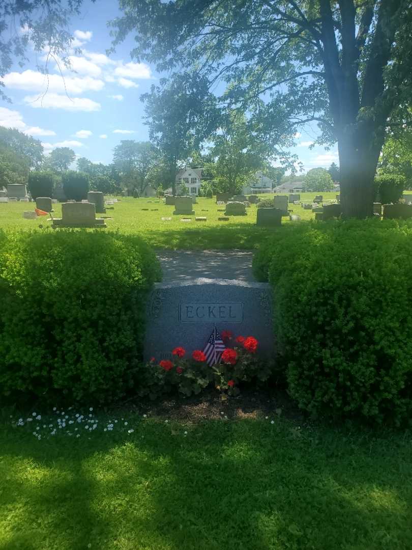 Edwin J. Eckel's grave. Photo 3