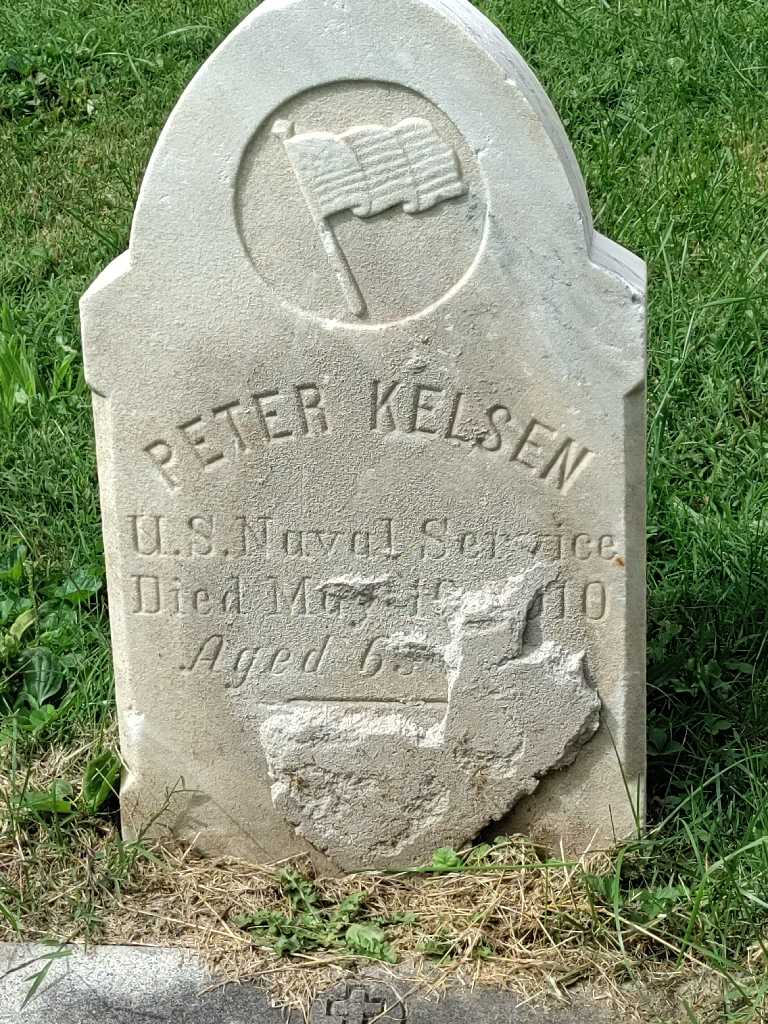 Peter Kelsen's grave. Photo 3