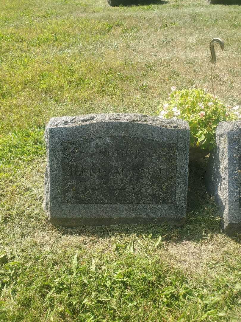 Jennie May Cahill's grave. Photo 2