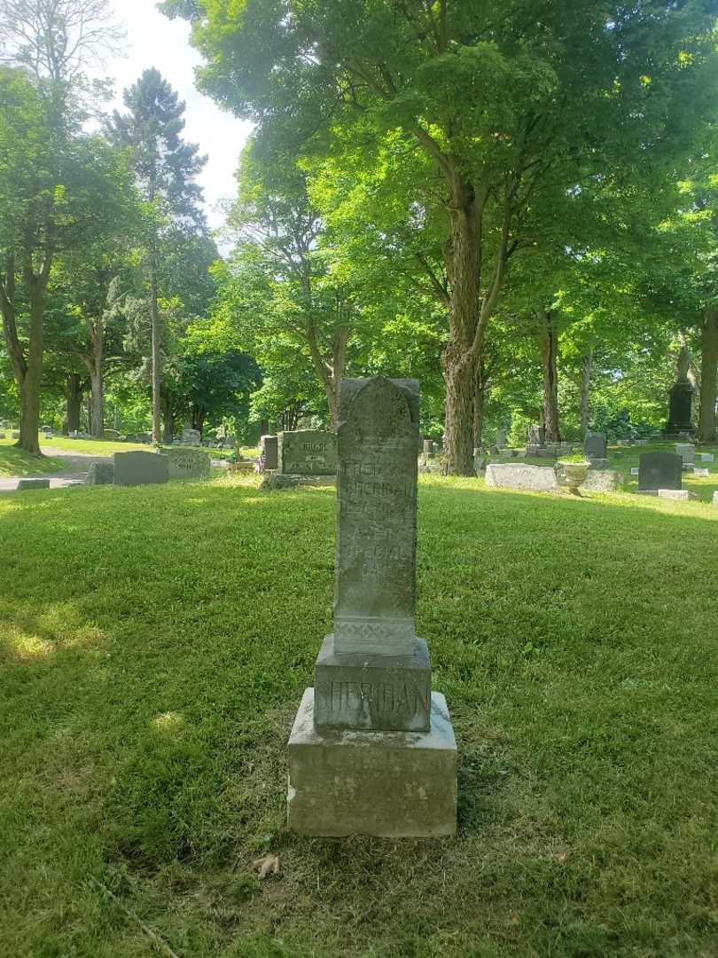Fred V. Sheridan's grave. Photo 2