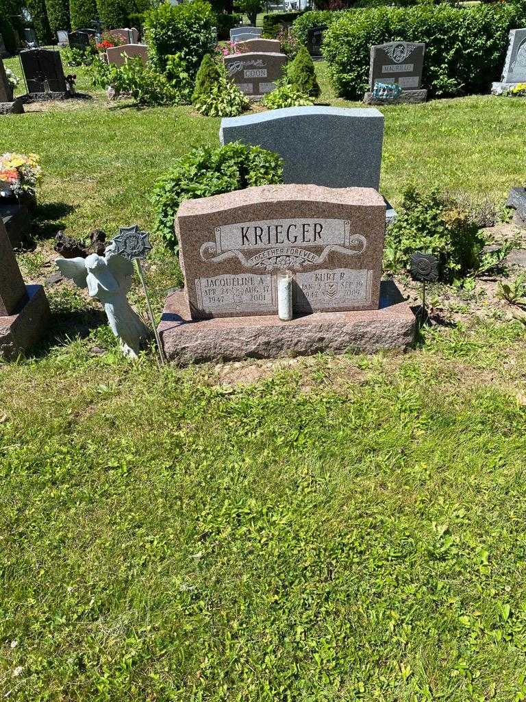 Jacqueline A. Krieger's grave. Photo 2