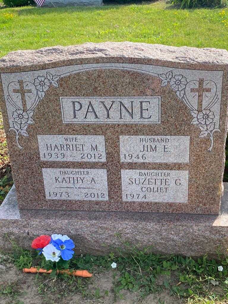 Harriet M. Payne's grave. Photo 3