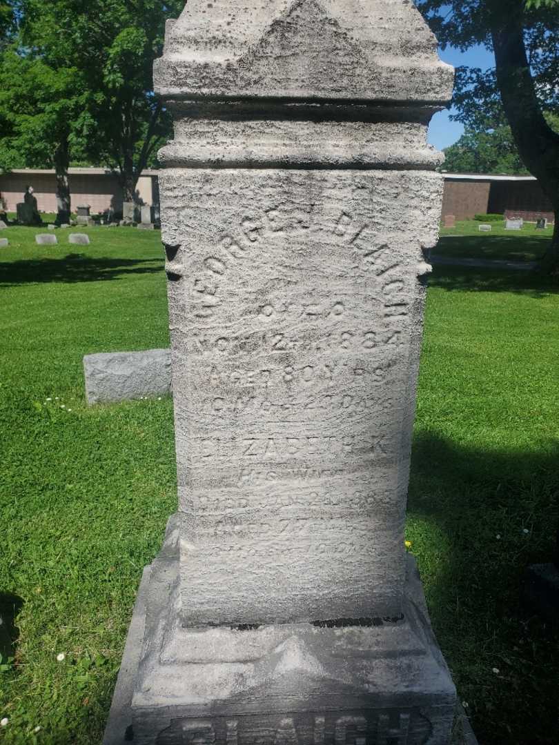 Mary B. Schattle's grave. Photo 1
