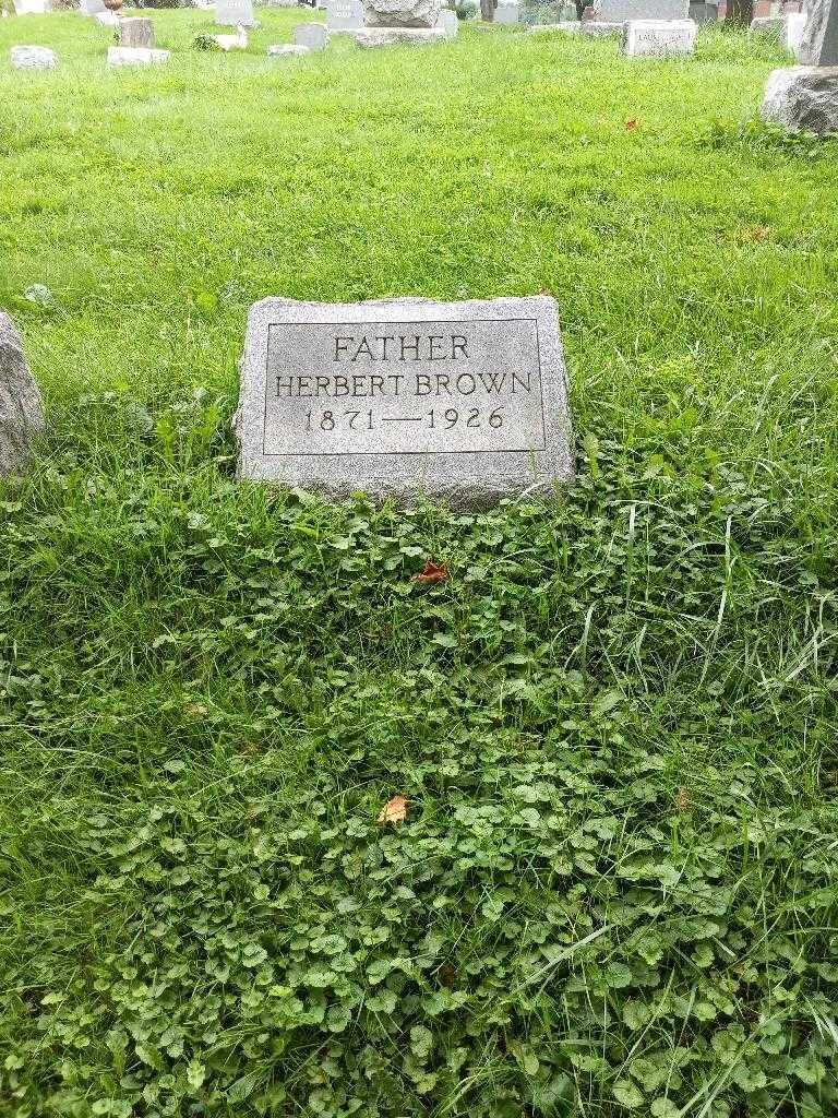 Herbert Brown's grave. Photo 3
