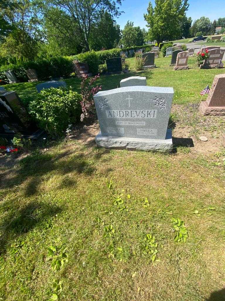 Velika Andrevski's grave. Photo 2