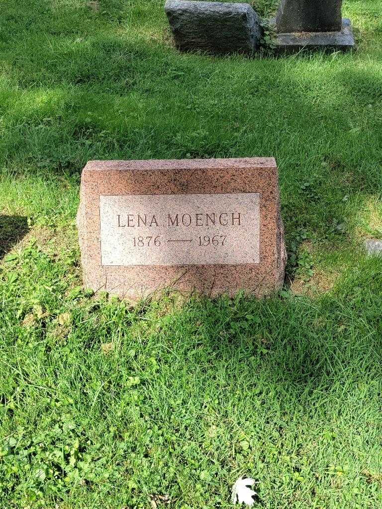 Lena Thousand Moench's grave. Photo 2