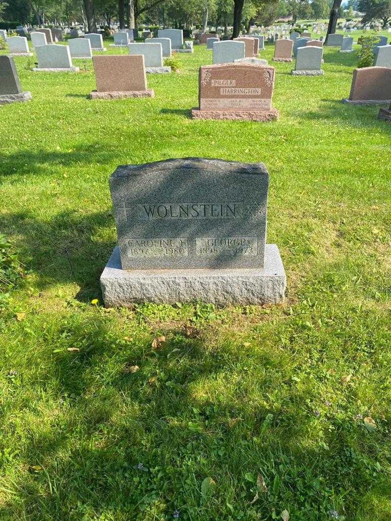 George Wolnstein's grave. Photo 2