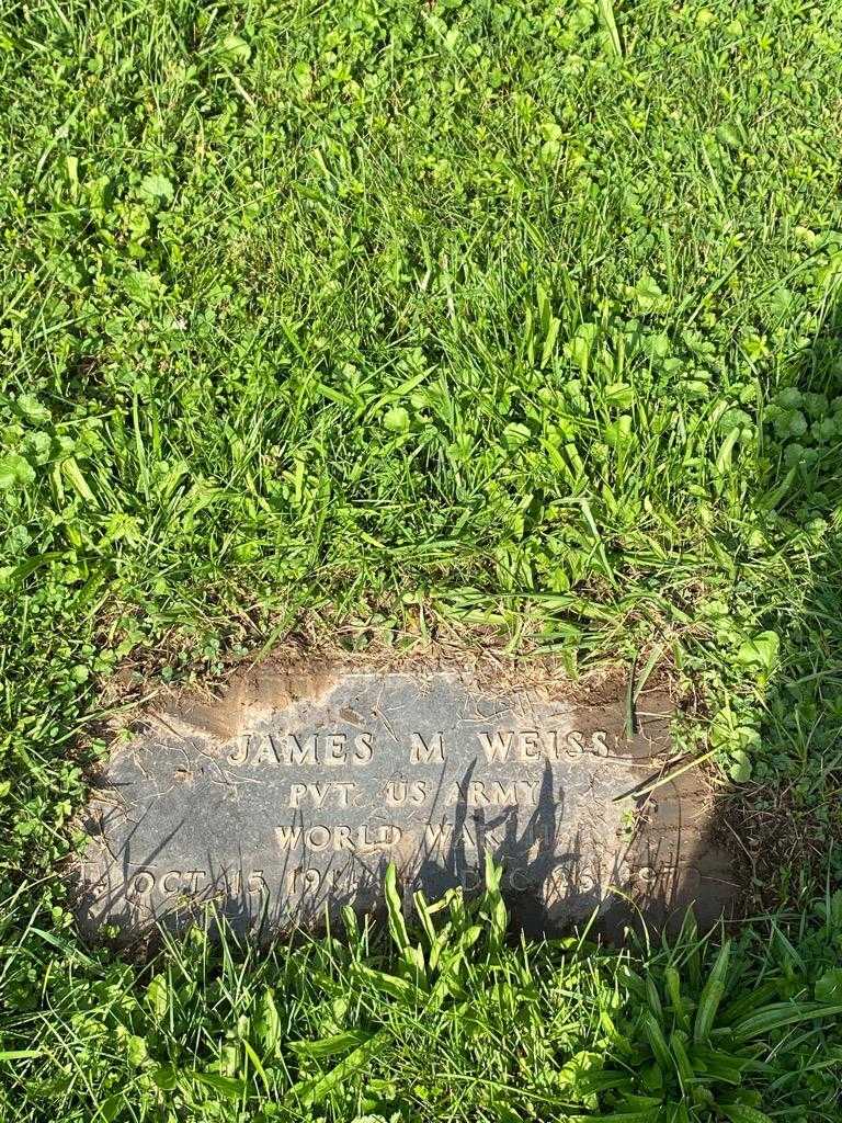 James M. Weiss's grave. Photo 4