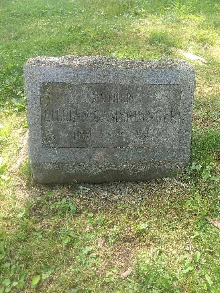 Lillian Gamerdinger's grave. Photo 2