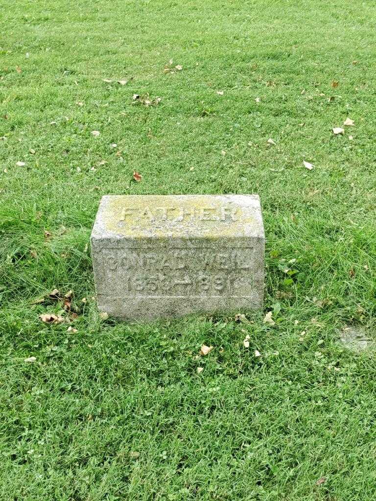 Conrad Weil's grave. Photo 2
