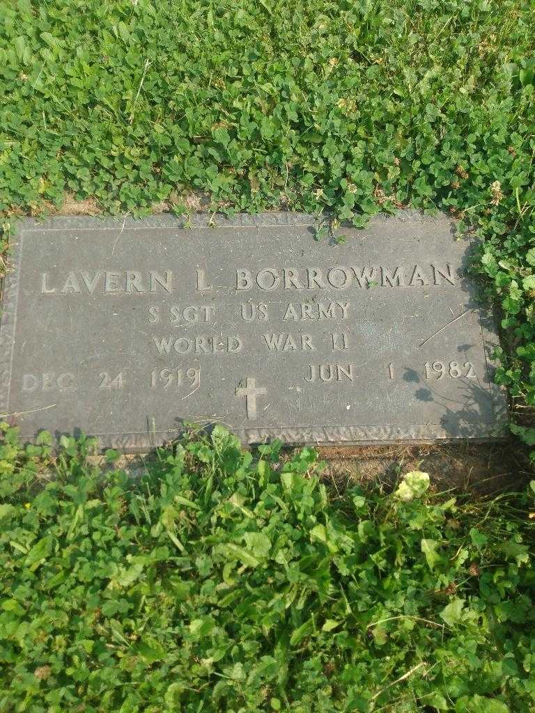Lavern L. Borrowman's grave. Photo 4