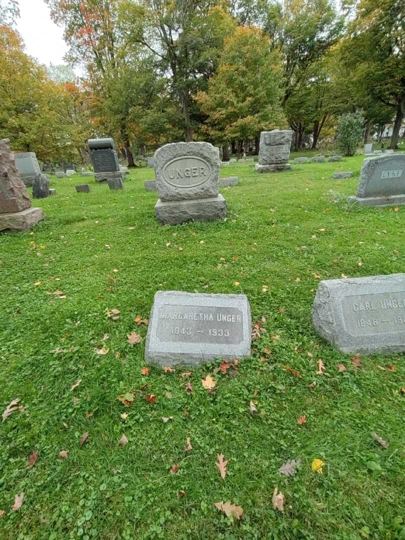 Margaretha Unger's grave. Photo 1