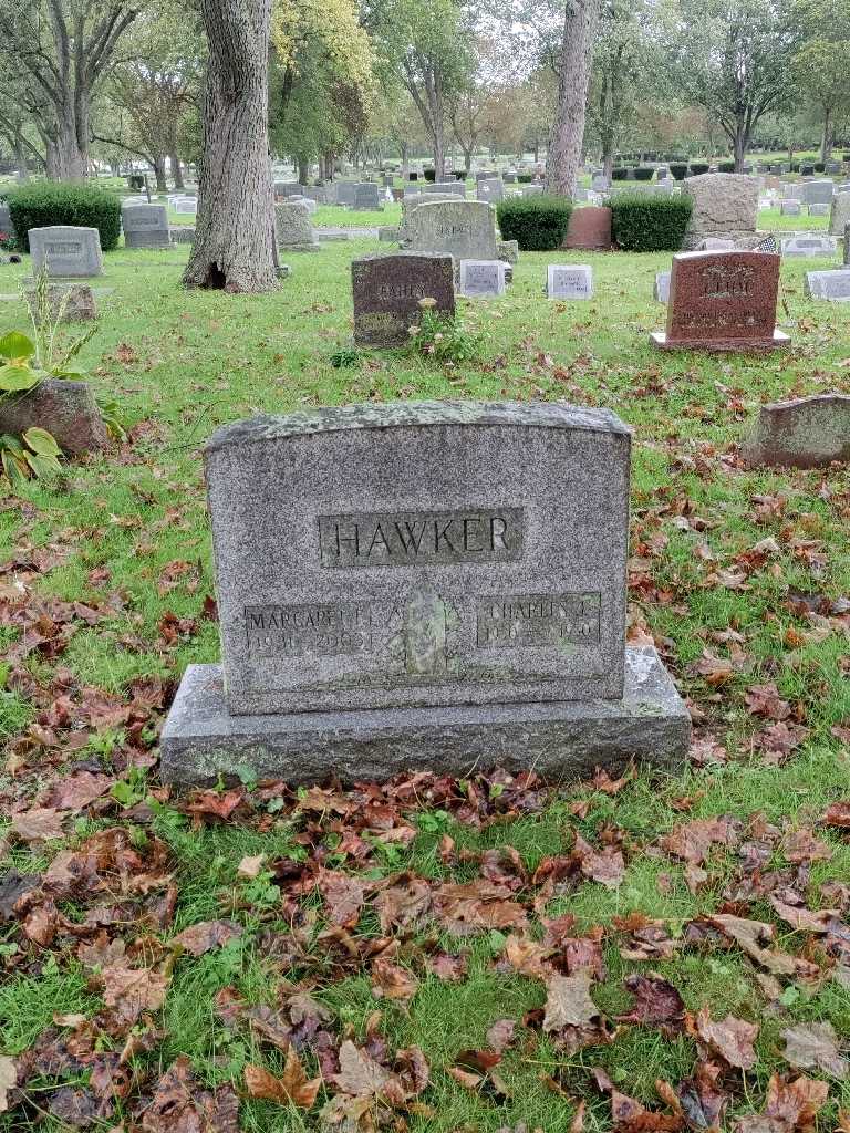 Margaret E. Hawker's grave. Photo 2