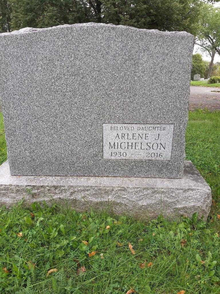 Arlene J. Michelson's grave. Photo 3