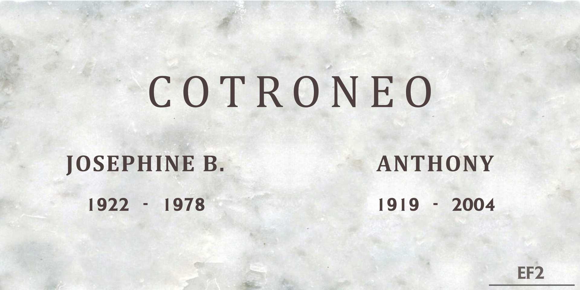 Josephine B. Cotroneo's grave