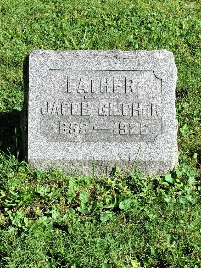 Jacob Gilcher's grave. Photo 3