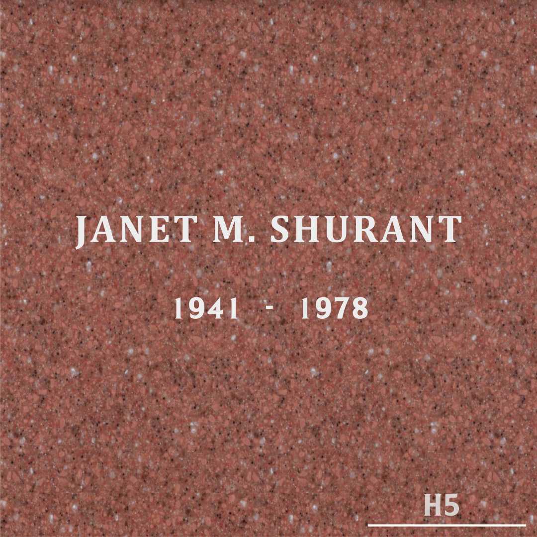 Janet M. Shurant's grave