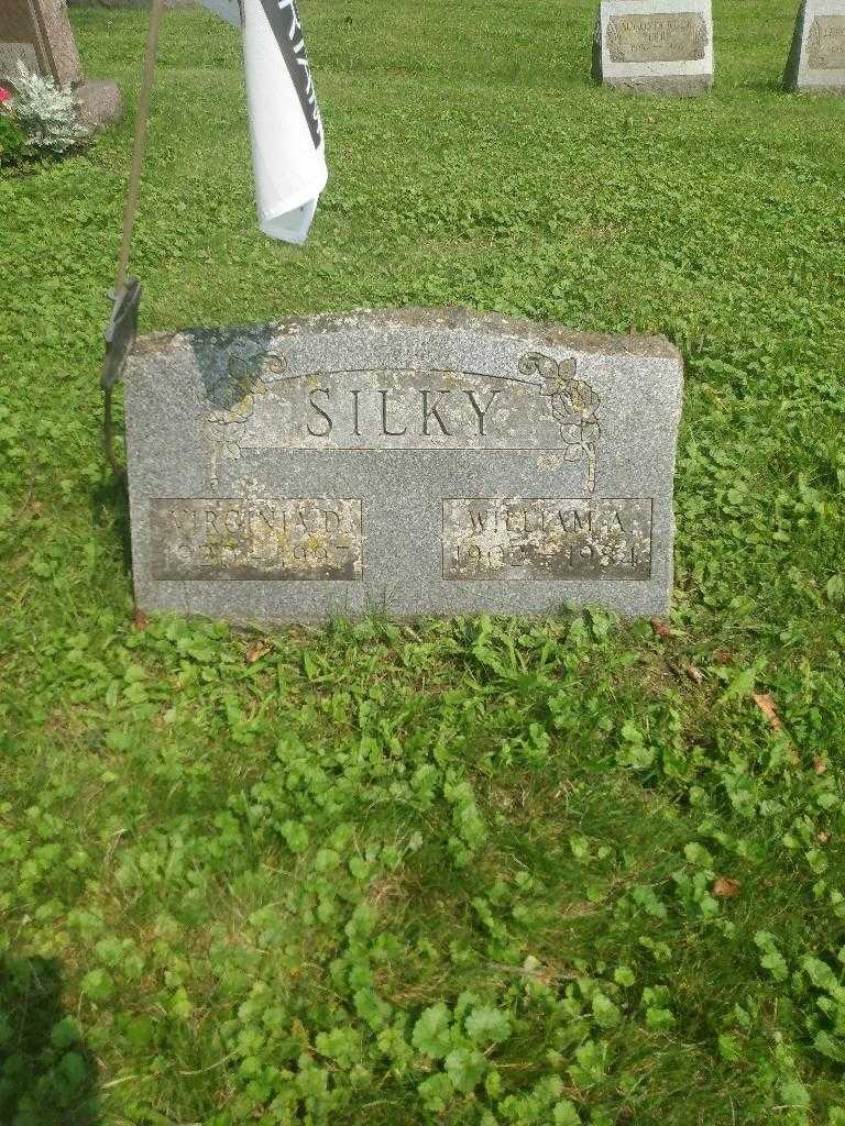 William A. Silky's grave. Photo 2