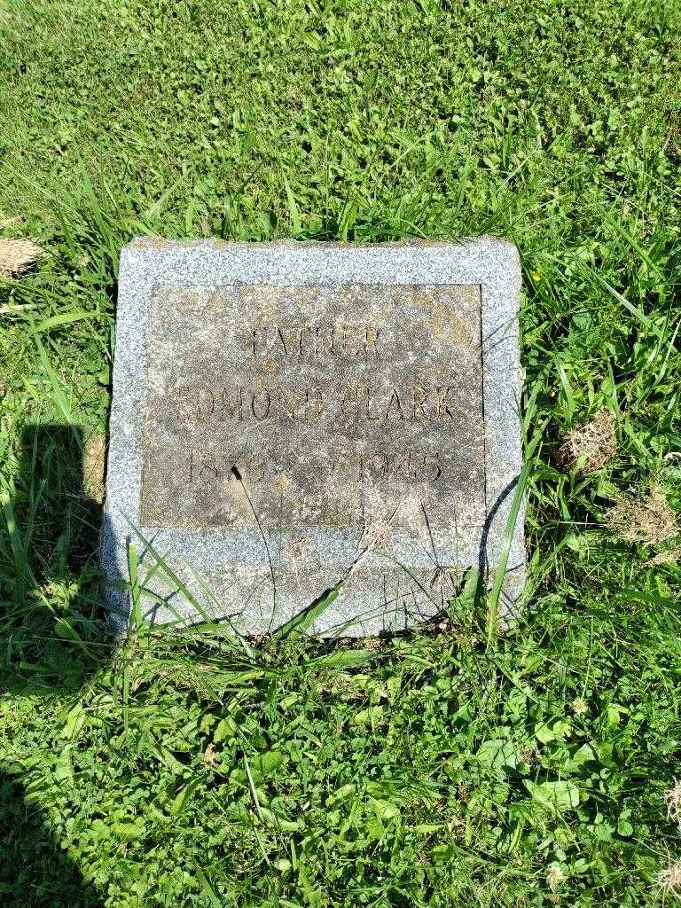 Edmund C. Clark's grave. Photo 3