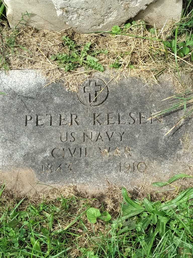 Peter Kelsen's grave. Photo 4