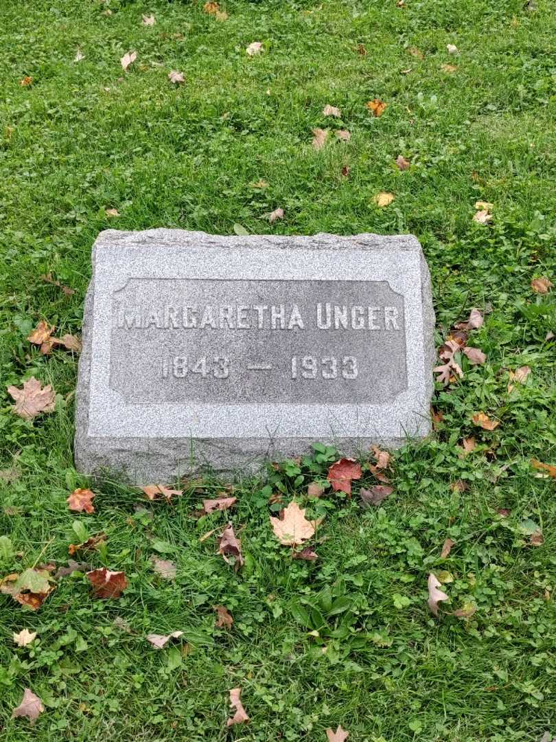 Margaretha Unger's grave. Photo 2