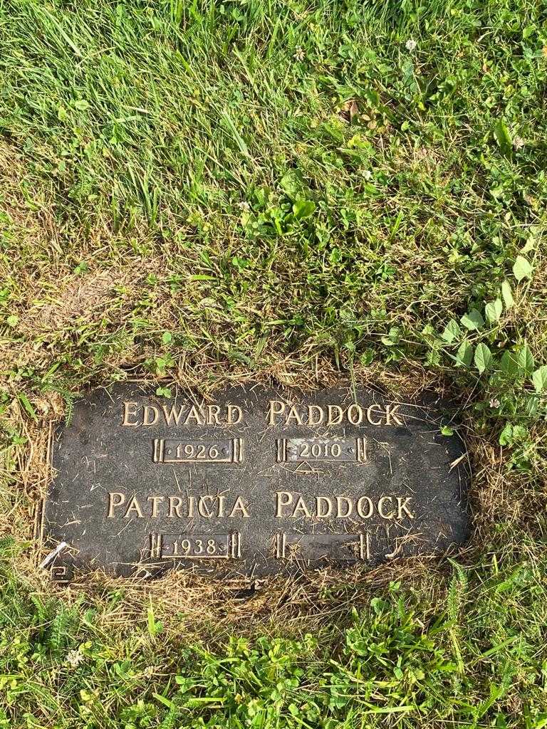 Edward D. "Ned" Paddock's grave. Photo 1