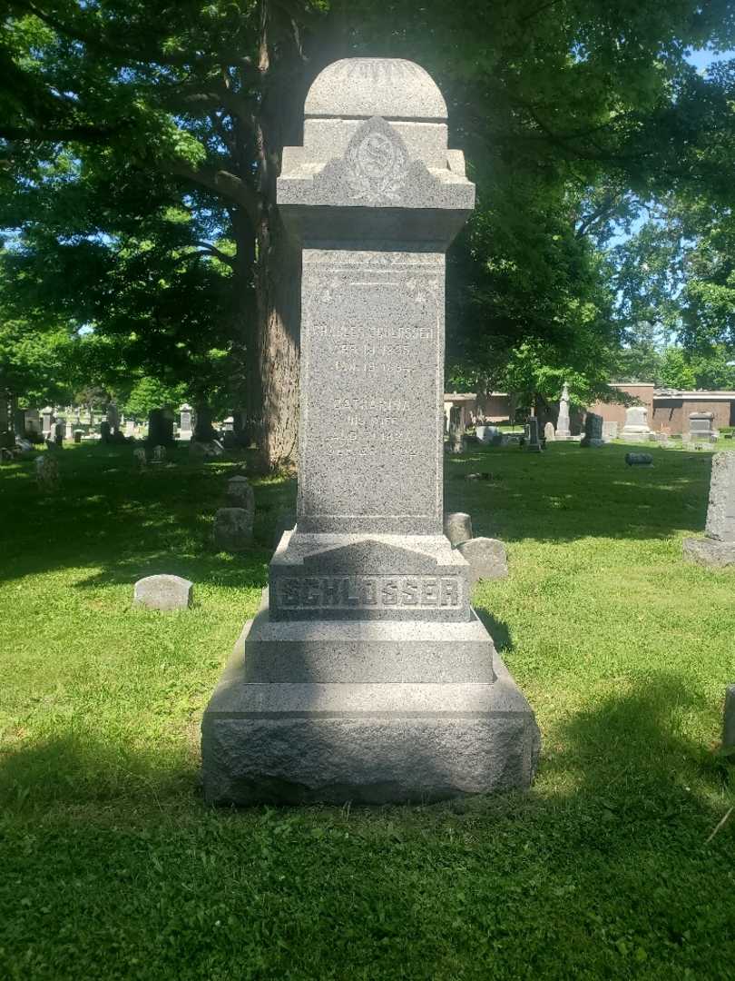 Charles Schlosser's grave. Photo 3