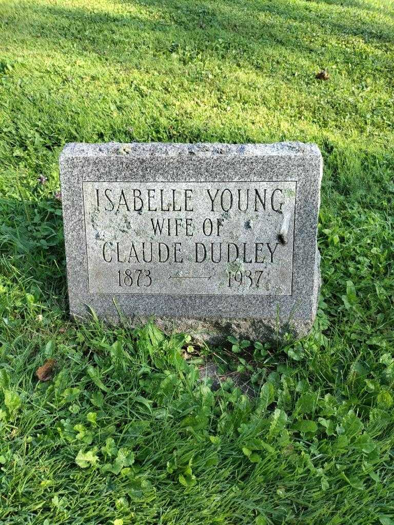 Isabelle Claude Dudley's grave. Photo 2