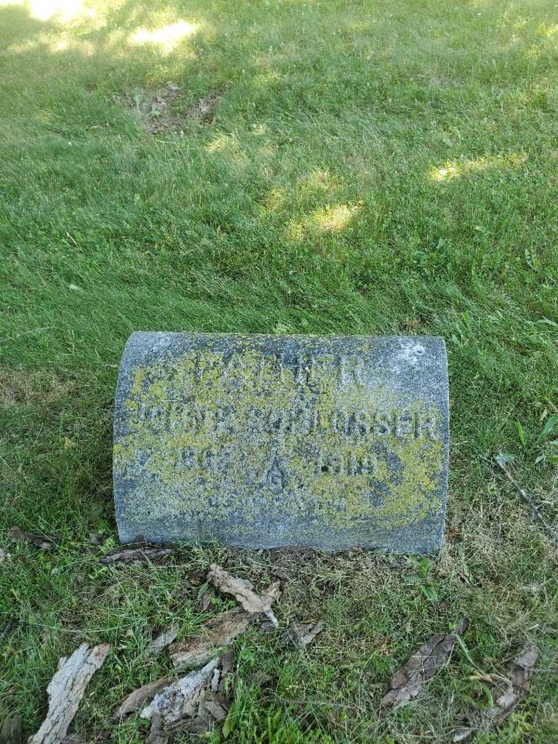 John P. Schlosser's grave. Photo 2