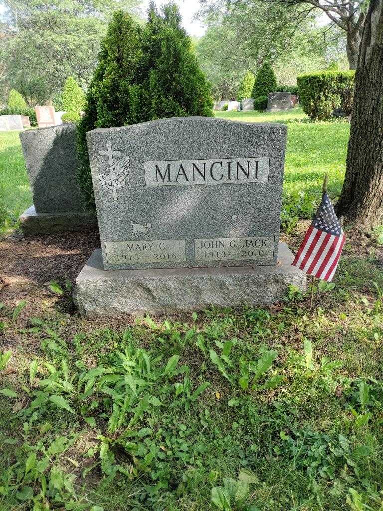 John G. "Jack" Mancini's grave. Photo 2