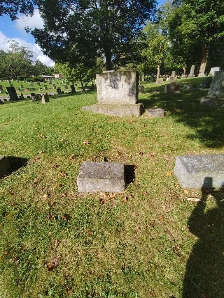 Anna B. Walch's grave. Photo 1
