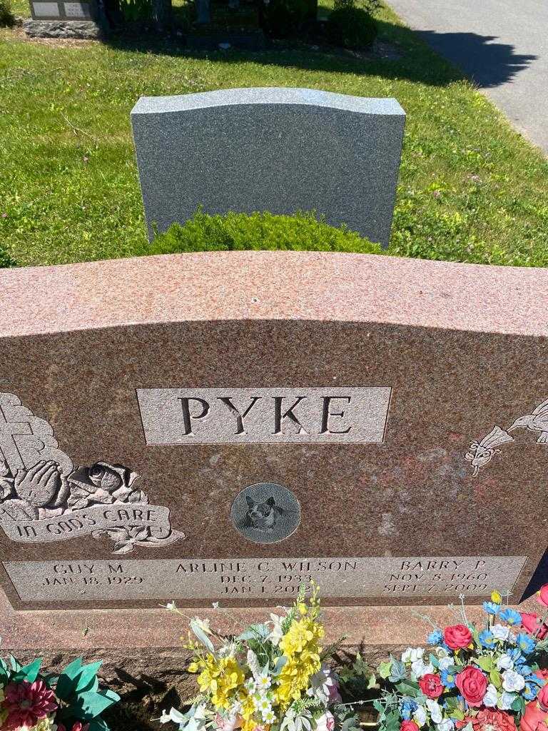 Barry P. Pyke's grave. Photo 3