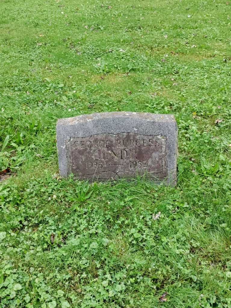 George B. Condit's grave. Photo 3