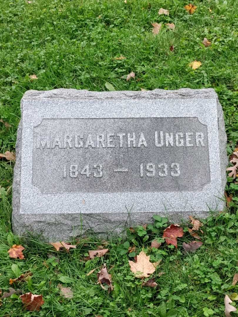 Margaretha Unger's grave. Photo 4