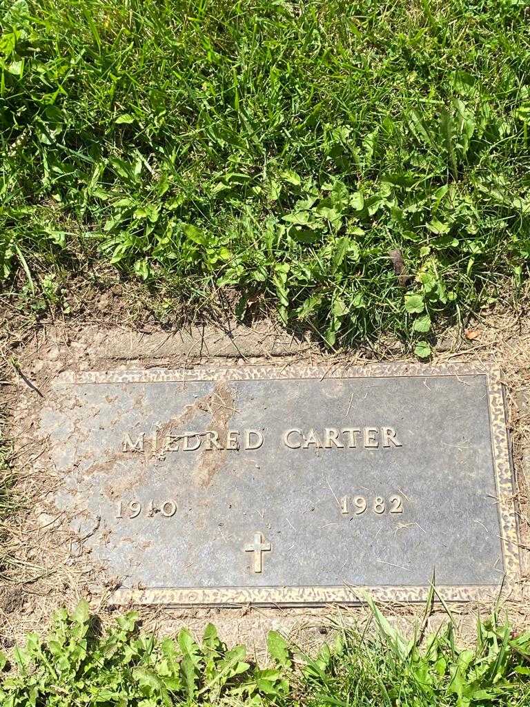 Mildred Carter's grave. Photo 3