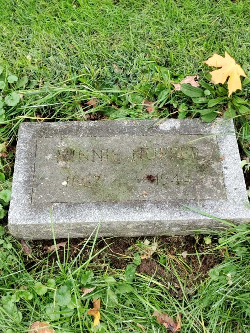 Minnie Nuffer's grave. Photo 3
