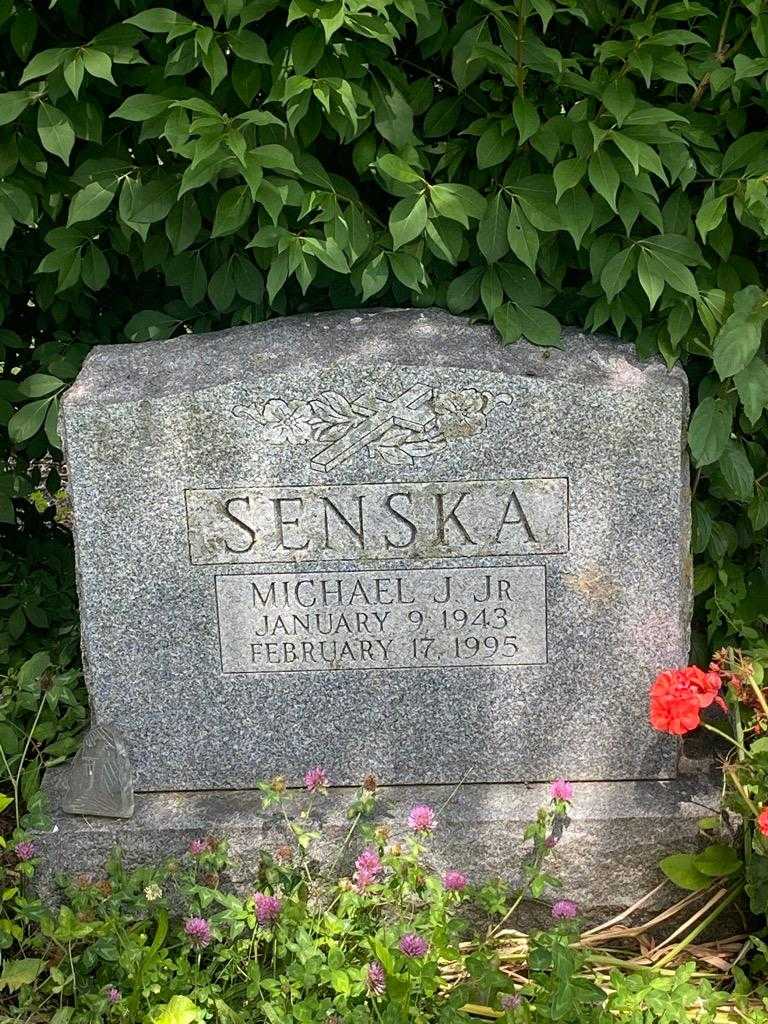Michael J. Senska Junior's grave. Photo 3