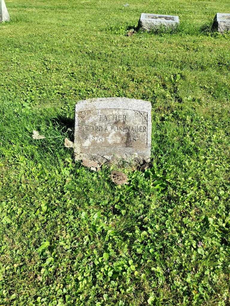 Edward A. Posenauer's grave. Photo 1