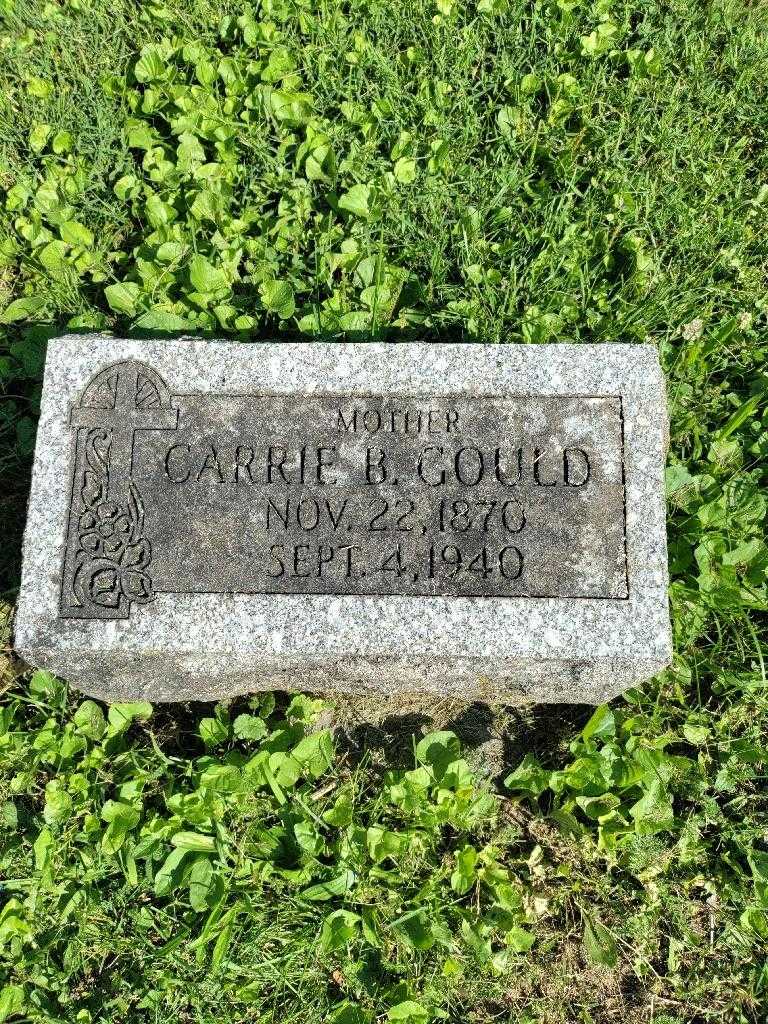 Carrie B. Gould's grave. Photo 3