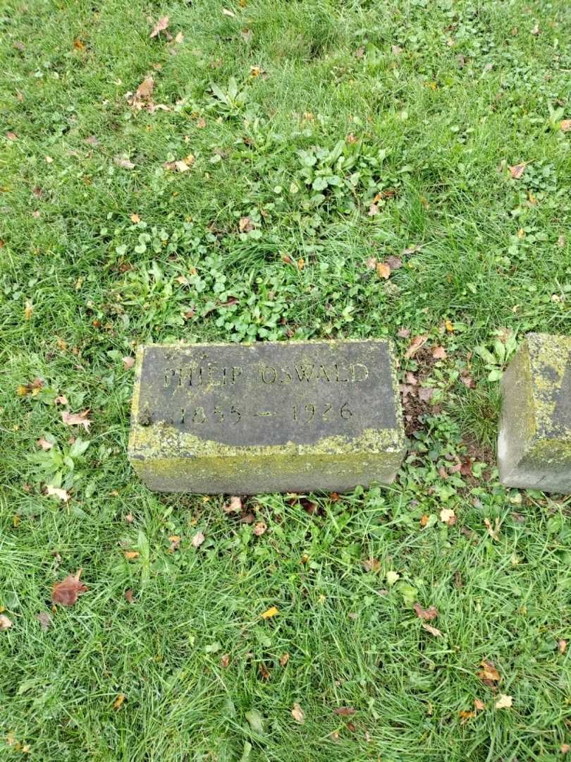 Philip Oswald's grave. Photo 2