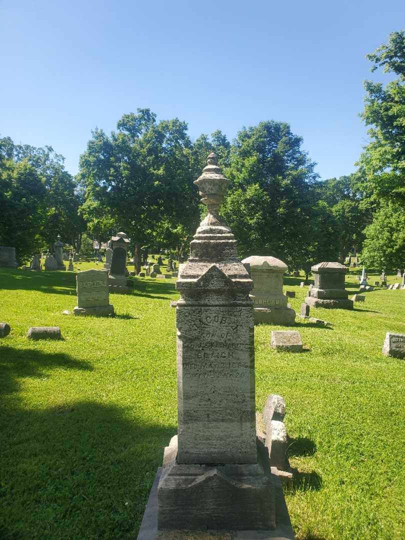 Jacob J. Blaich's grave. Photo 2