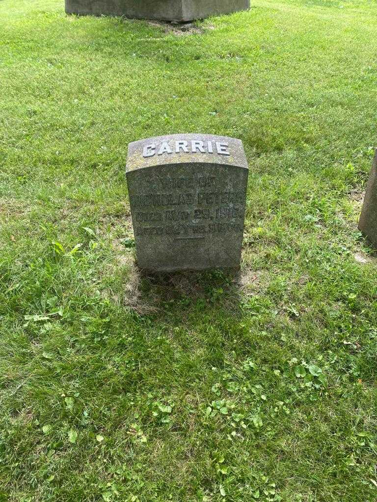 Caroline S. Peters's grave. Photo 3