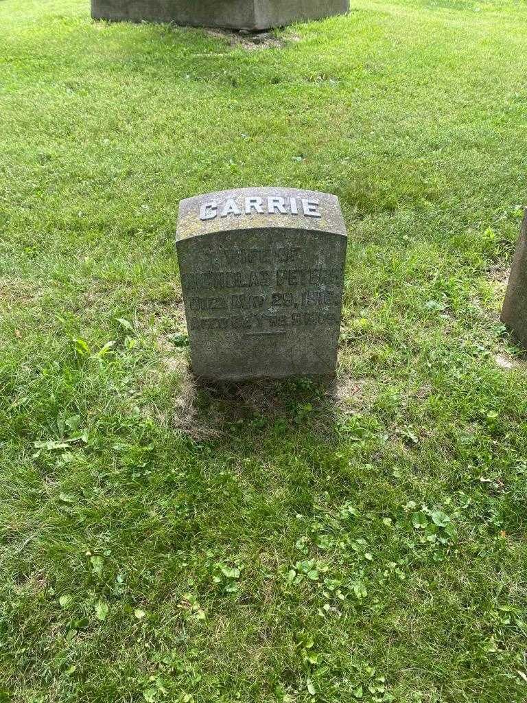 Caroline S. Peters's grave. Photo 2