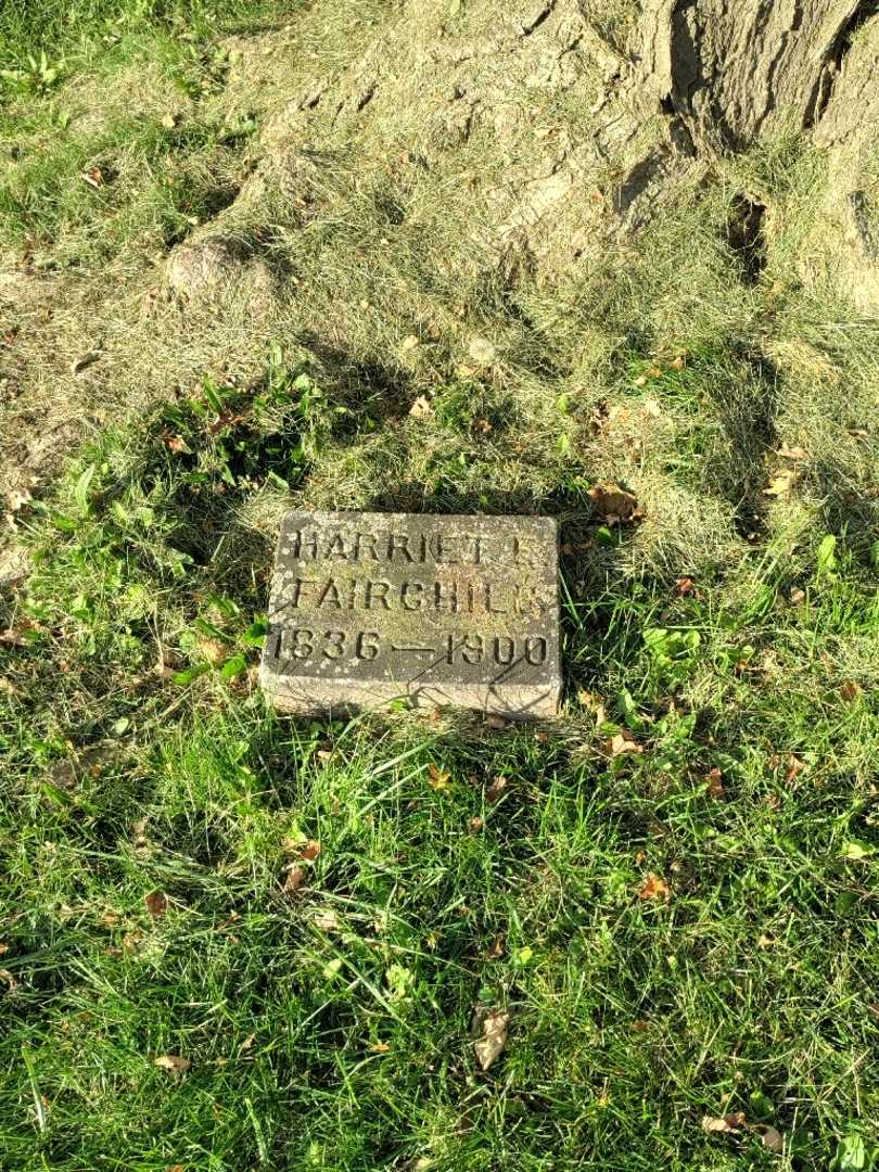 Harriet E. Fairchild's grave. Photo 2