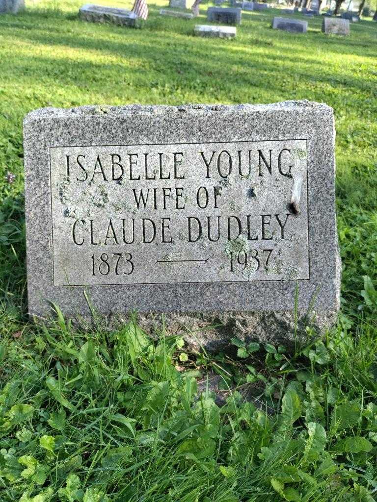 Isabelle Claude Dudley's grave. Photo 3