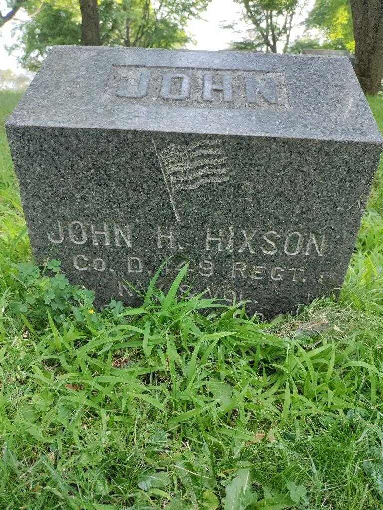 John H. Hixson's grave. Photo 3