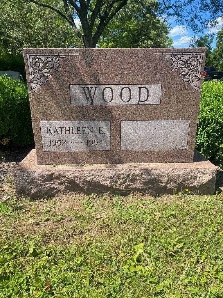 Kathleen E. Wood's grave. Photo 2