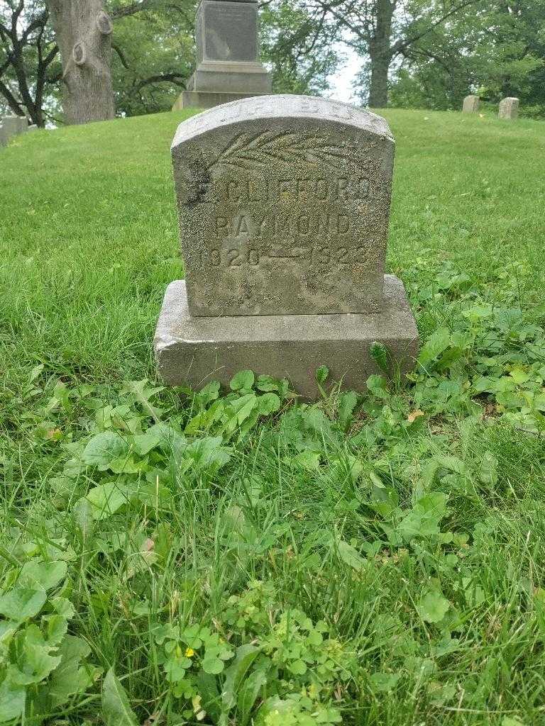 Clifford "Dur Boy" Raymond's grave. Photo 2